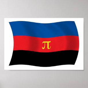 Affiche du drapeau polyamoureux à imprimer