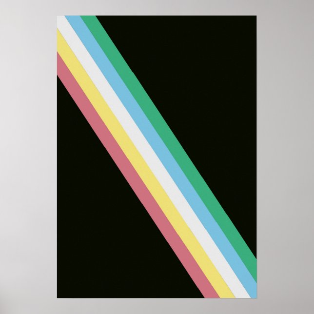 Affiche du drapeau pour personnes handicapées pour (Devant)