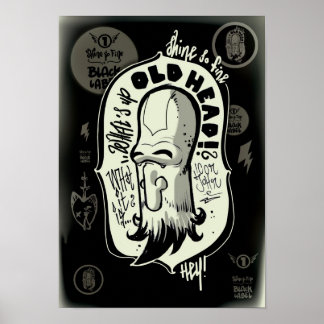 Affiche du Étiquette noir Icon John