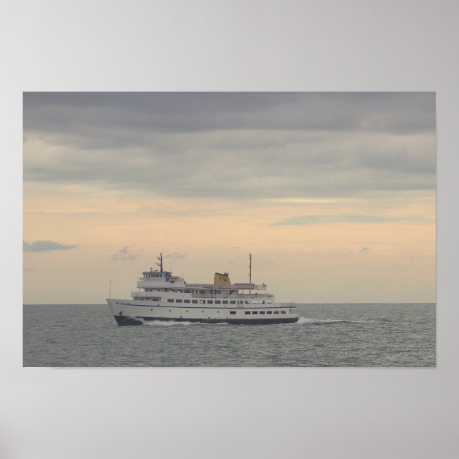 Affiche du ferry de Block Island (Devant)