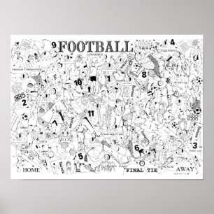 Affiche du football