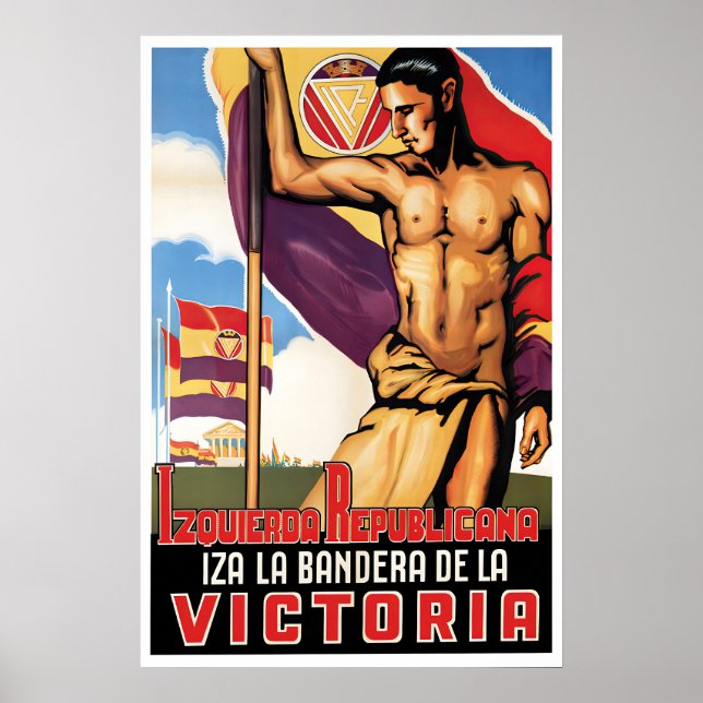 Affiche du Front populaire de la guerre civile esp (Devant)