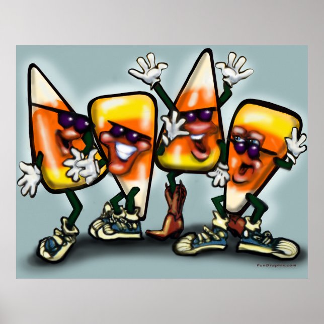 Affiche du Gang des Bonbons en Forme de Cornes (Devant)