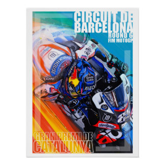 Affiche du GP espagnol par Murraymoto