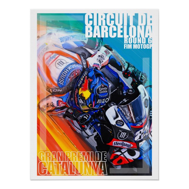 Affiche du GP espagnol par Murraymoto (Devant)