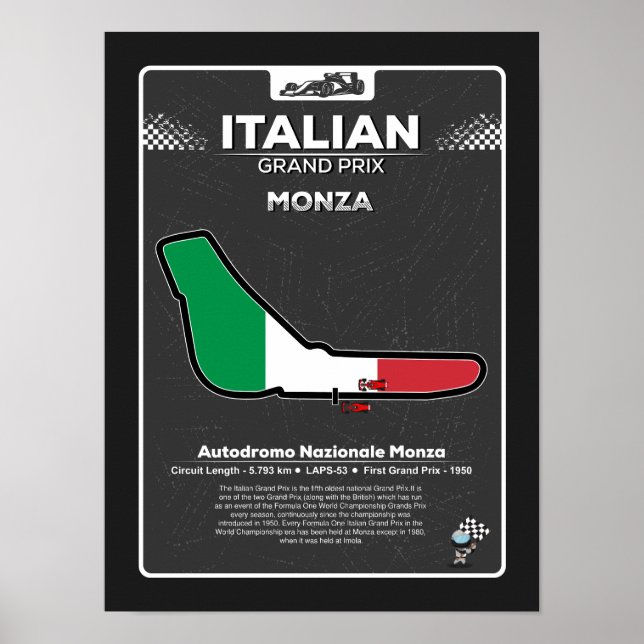 Affiche du GP italien (Devant)