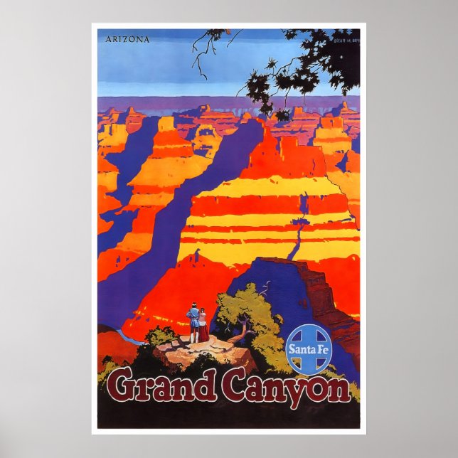 Affiche du Grand Canyon Art des parcs nationaux Sa (Devant)