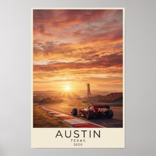 Affiche du Grand Prix d'Austin Texas