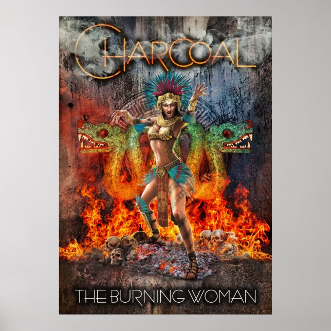 Affiche du guerrier de charbon de bois (Devant)