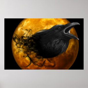 Affiche du imaginaire de la lune de Corbeau
