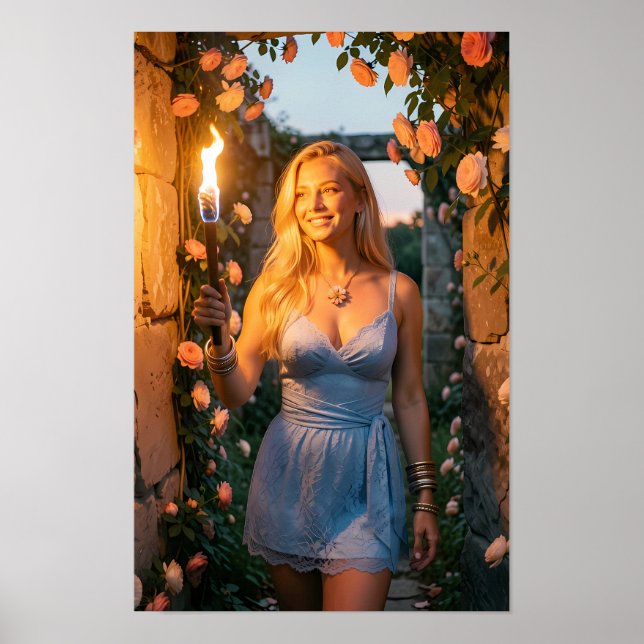 Affiche du Jardin aux Torches de la Grâce du Soir (Devant)