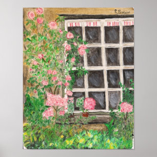 Affiche du jardin du chalet Beatrix Potter