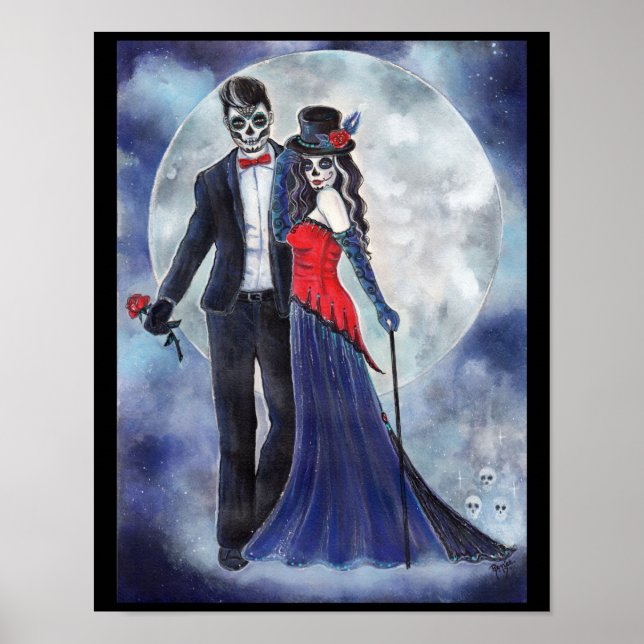 Affiche du jour de la mort du couple par Renee Lav (Devant)