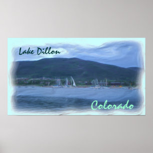Affiche du lac Dillon Colorado