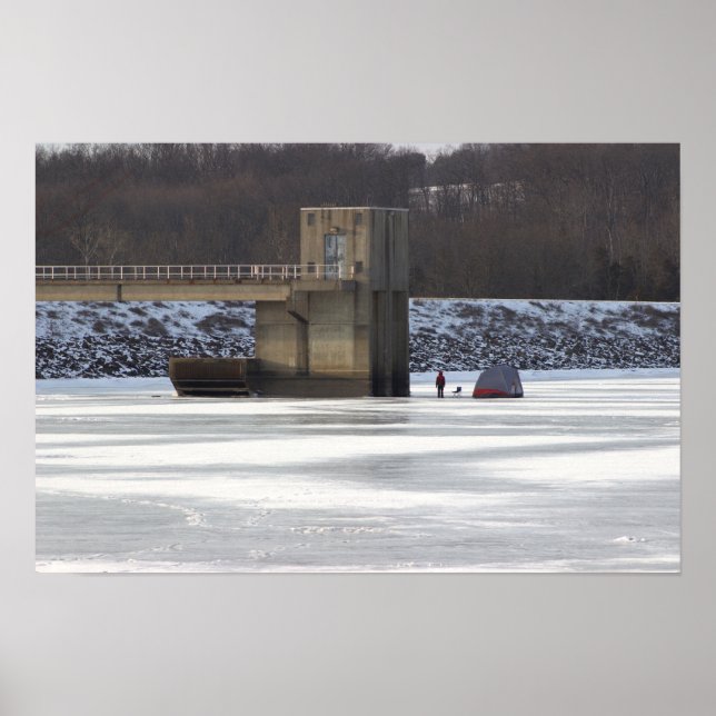 Affiche du lac Galena gelé (Devant)