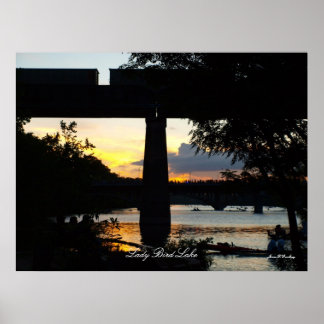 Affiche du lac Lady Bird