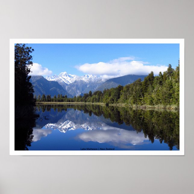 Affiche du lac Matheson (Devant)