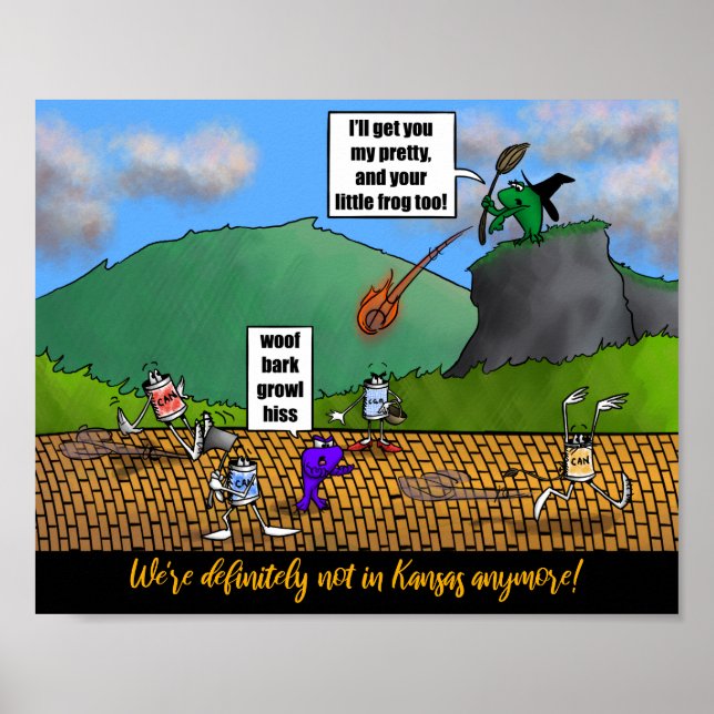 Affiche du Magicien de Grenouilles 10" x 8" (Devant)