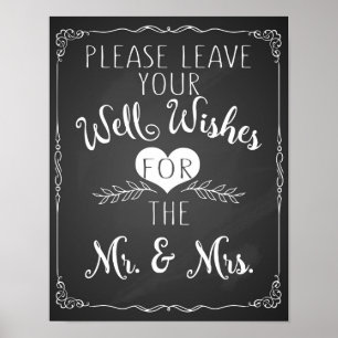 affiche du mariage du tableau de bord