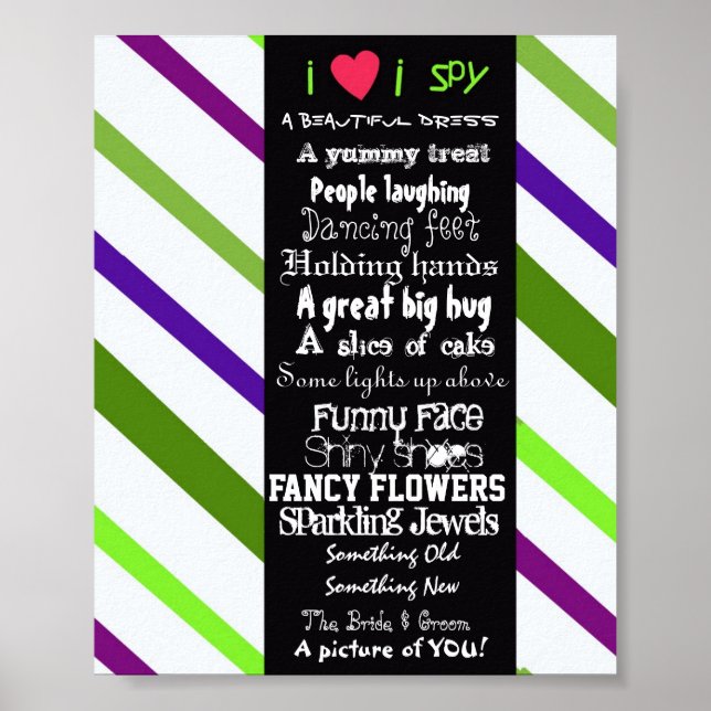 Affiche du mariage I SPy (Devant)