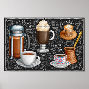 Affiche du menu Café