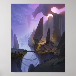 Affiche du monde imaginaire 11x14