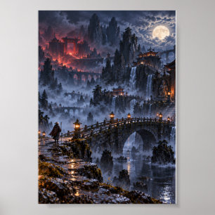 Affiche du Monde Souterrain Chinois 5x7 - Art Asia