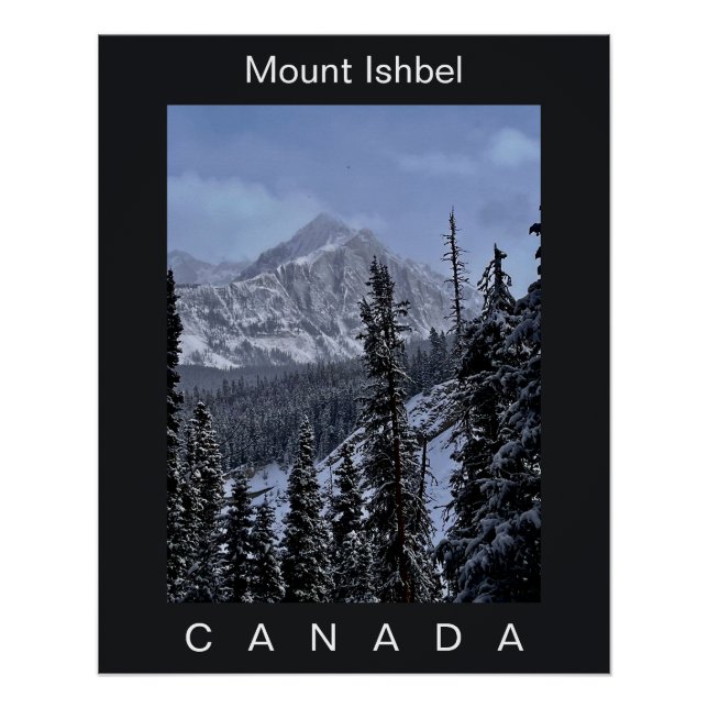 Affiche du Mont Ishbel Canada (Devant)