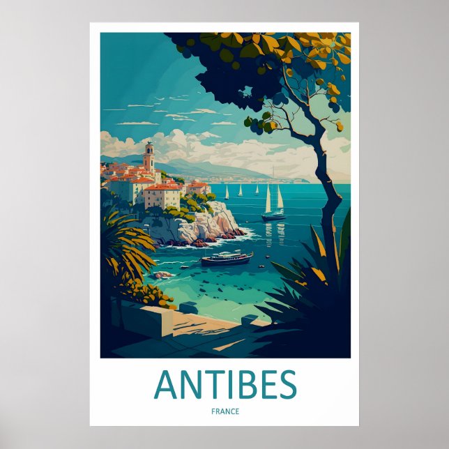 Affiche du parc d'Antibes Voyage national Ski vint (Devant)
