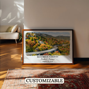 Affiche du Parc d'État de Hocking Hills Ohio, Aqua