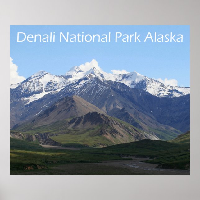 Affiche du Parc national de Denali (Devant)