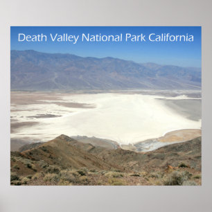 Affiche du Parc national de la vallée de la Mort