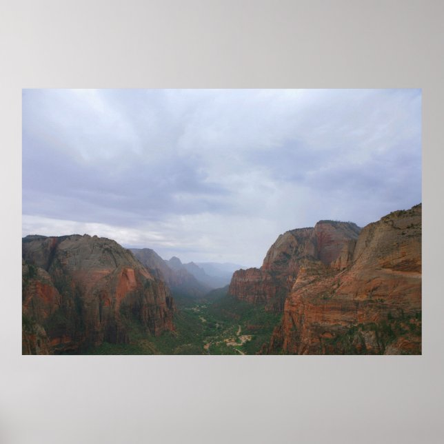 affiche du parc national zion (Devant)