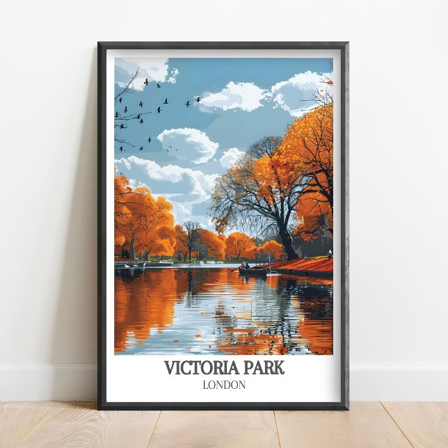 Affiche du parc Victoria - Impression du parc de l (Créateur téléchargé)