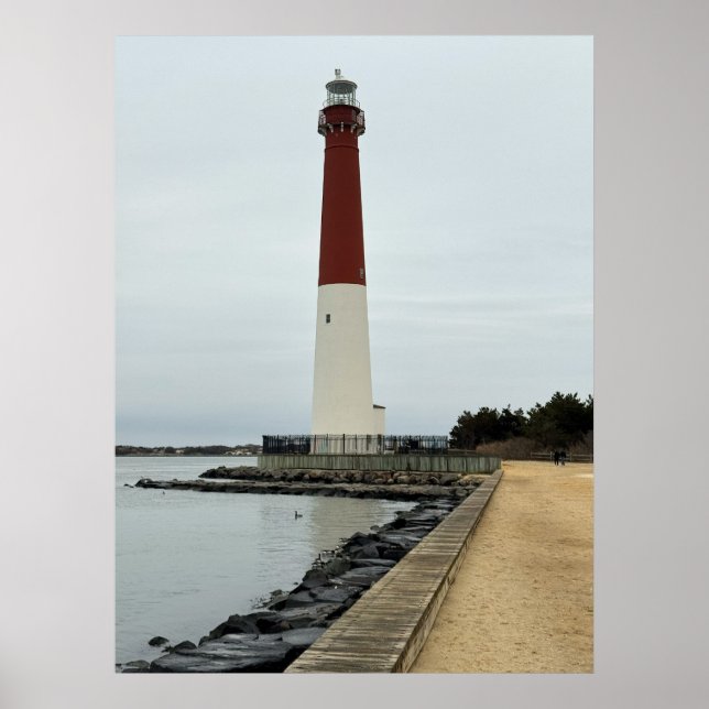 Affiche du phare de Barnegat Light (Devant)