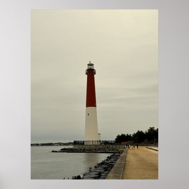 Affiche du phare de Barnegat Light (Devant)