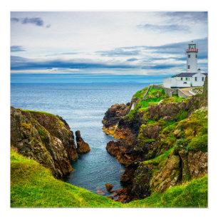 Affiche du phare de Fanad Head   Côte de Donegal