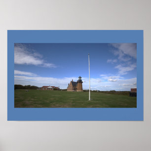 Affiche du phare sud-est de Block Island