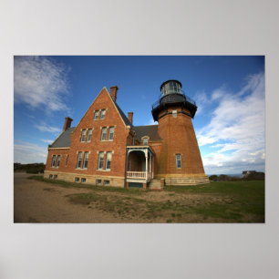 Affiche du phare sud-est de Block Island