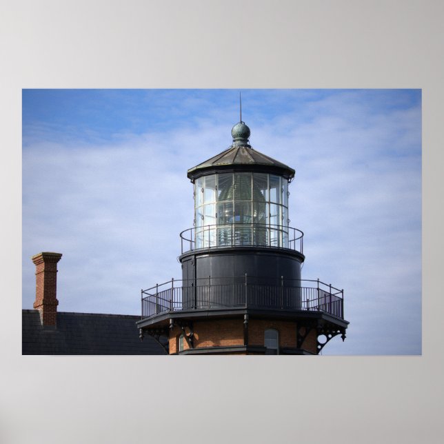 Affiche du phare sud-est de Block Island (Devant)