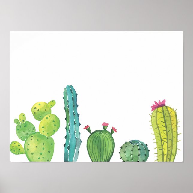affiche du plante cactus (Devant)