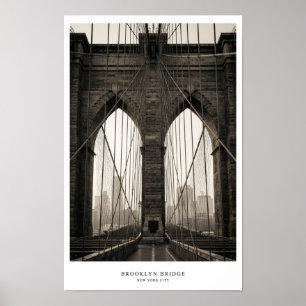 Affiche du pont de Brooklyn