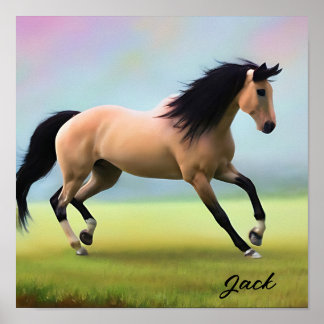 affiche du portrait de cheval