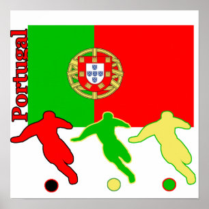 Affiche du Portugal du football