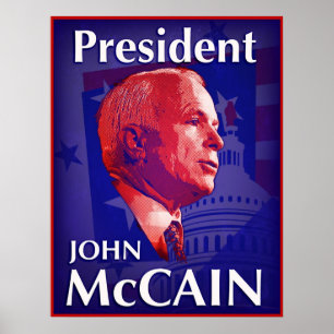 Affiche du Président John McCain