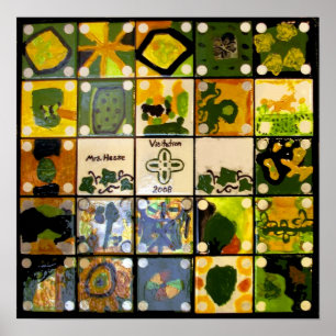 Affiche du projet artistique de classe de Mme Hess