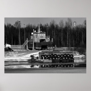 affiche du quai de navire