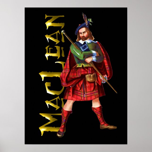 Affiche du rêve des Highlands écossais du clan Mac (Devant)