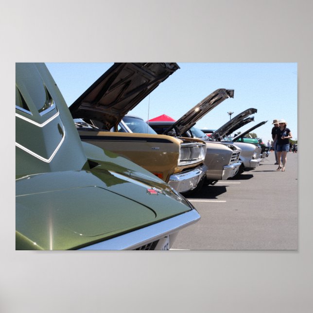 Affiche du Salon de Voiture Classique (Devant)