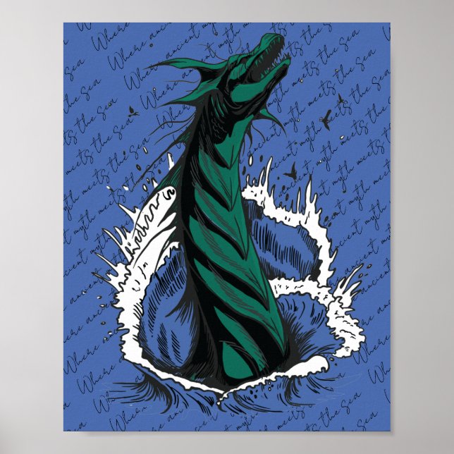 Affiche du serpent monstre de la mer verte (Devant)